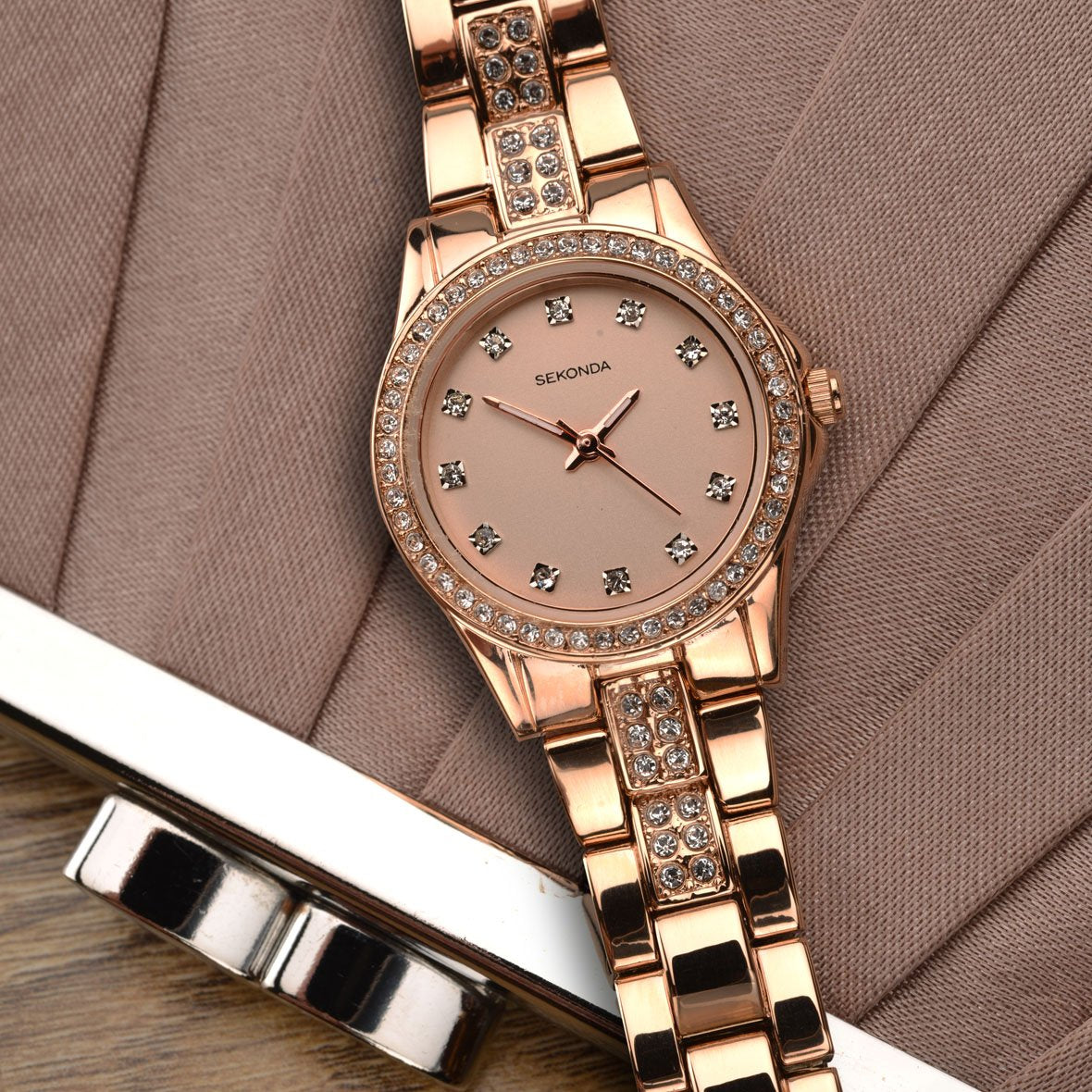 Sekonda Women's Rose Gold Bracelet Watch