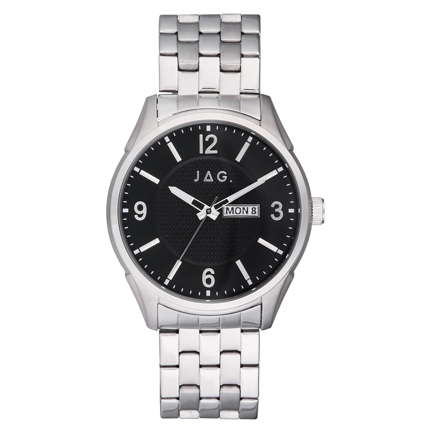 Jag William Silver 44mm Watch