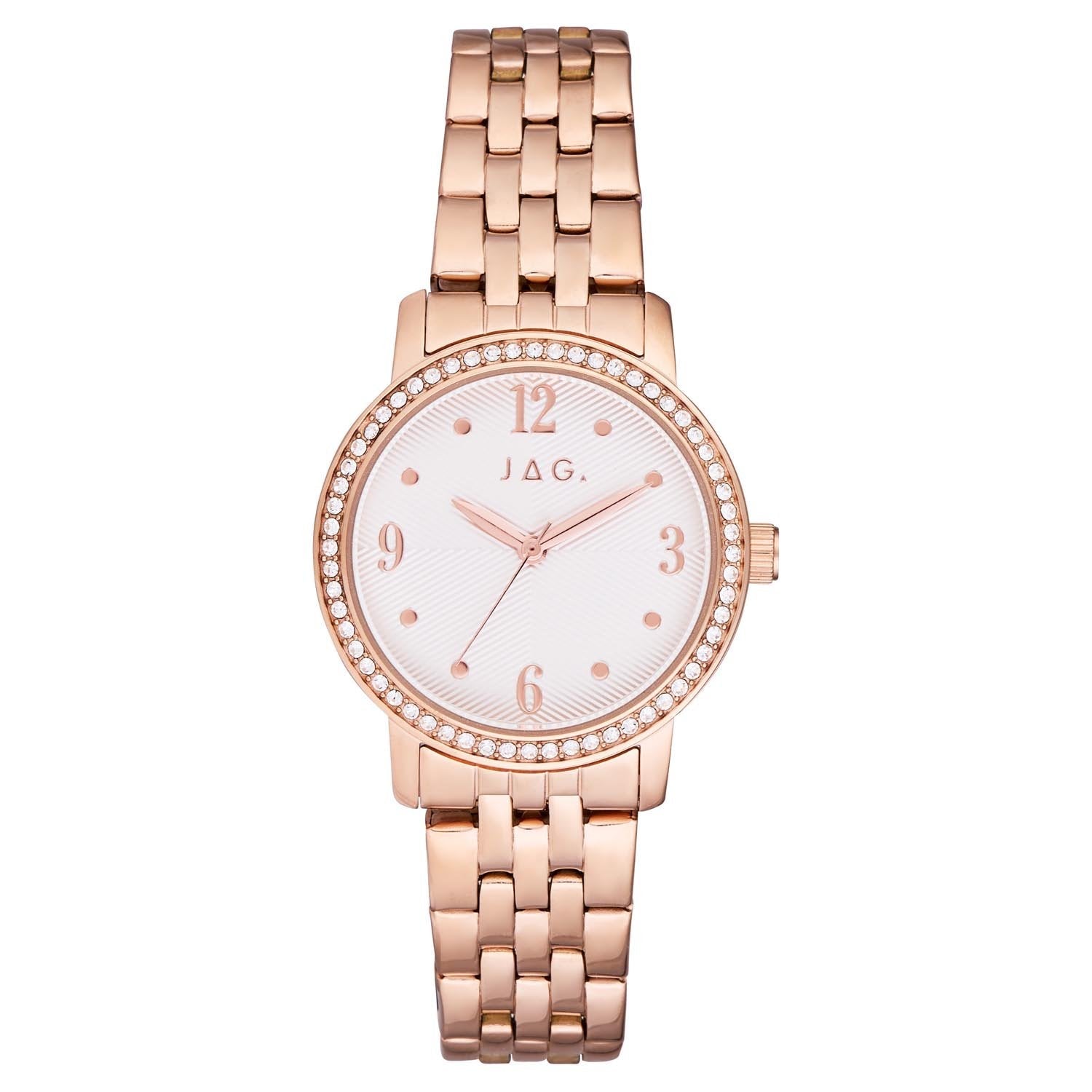 Jag Stephanie Rose Gold 32mm Watch