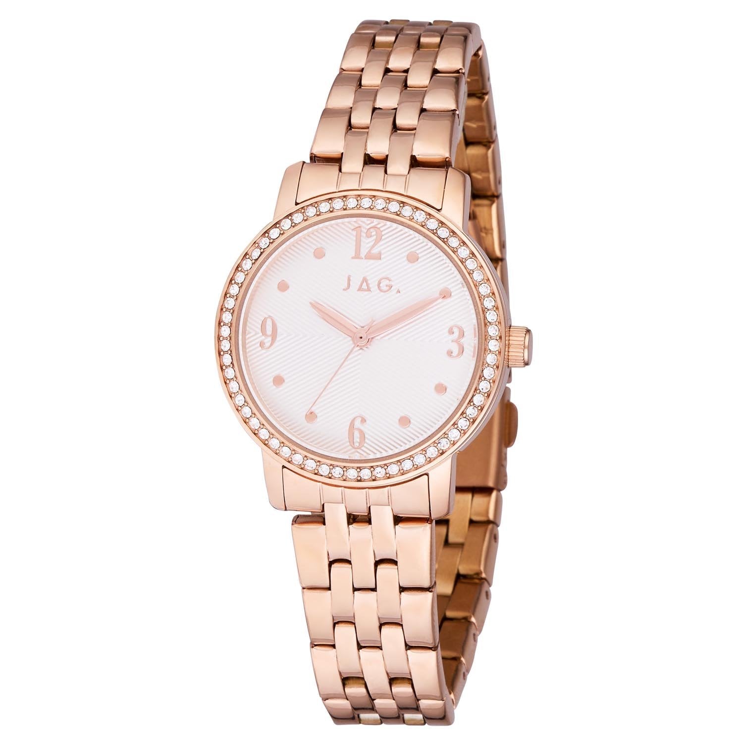 Jag Stephanie Rose Gold 32mm Watch
