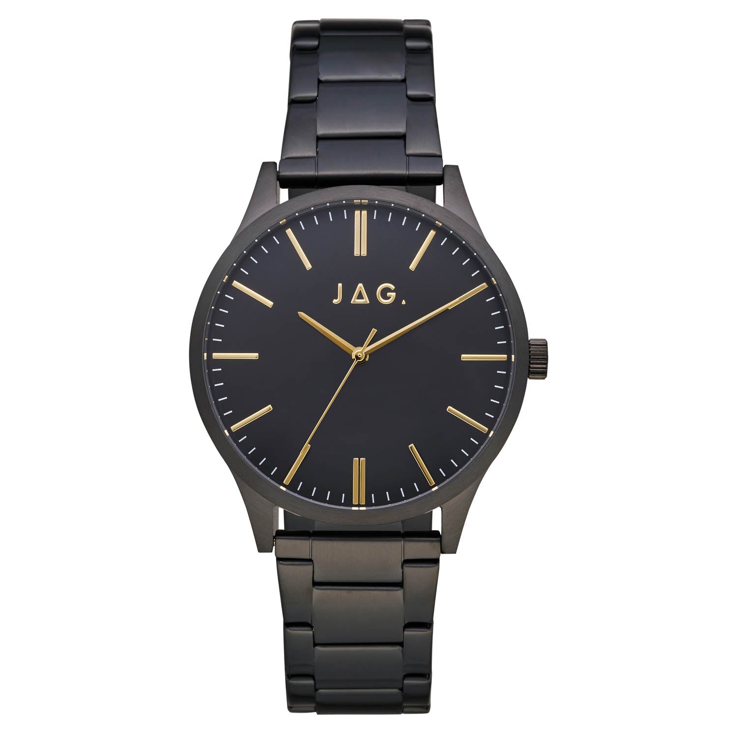 Jag Malcom Ii Black Stainless Steel 45mm Watch