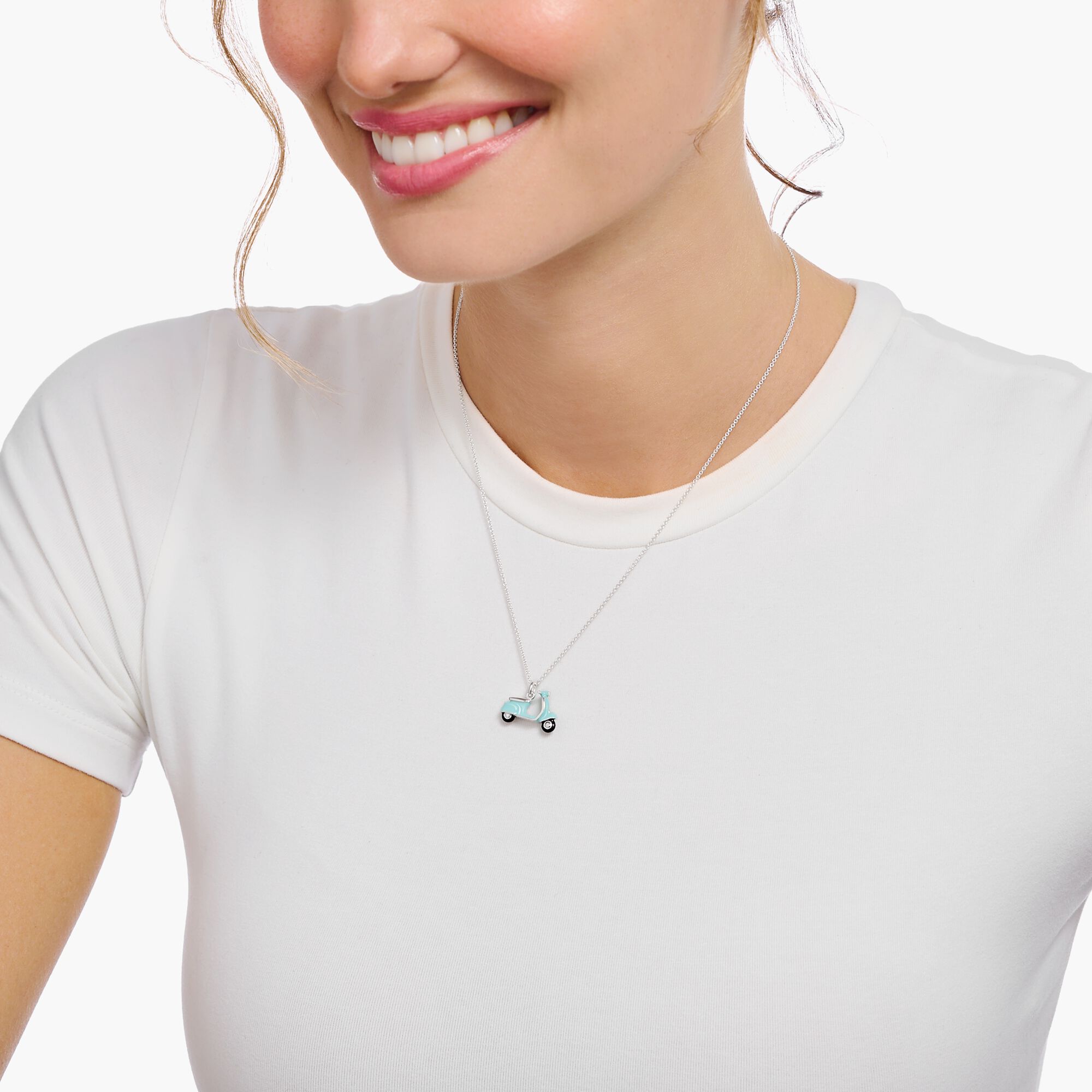 THOMAS SABO Necklace with blue scooter pendant