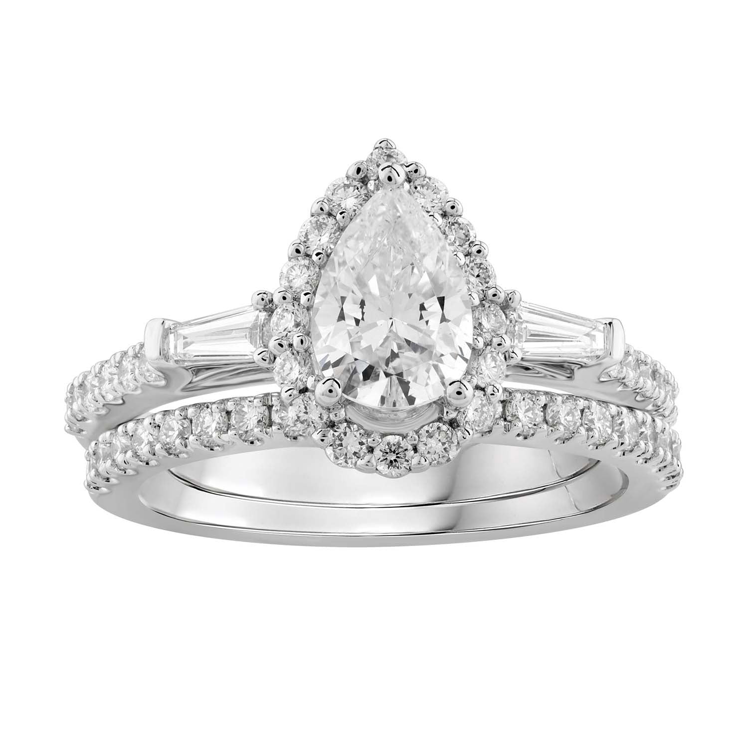 1.82ct Lab Grown Diamond Ring in 18K White Gold
