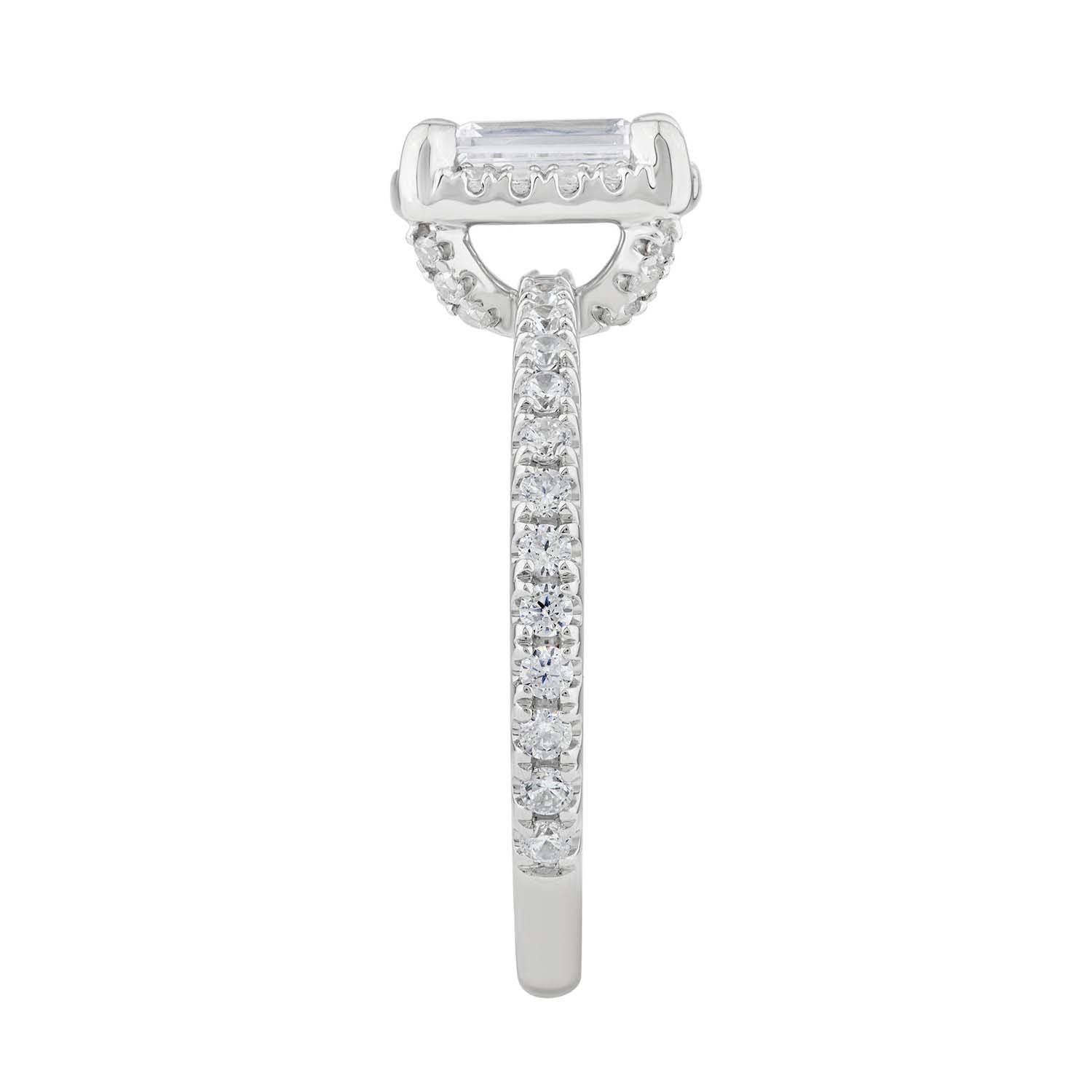 1.42ct Lab Grown Diamond Ring in 18K White Gold