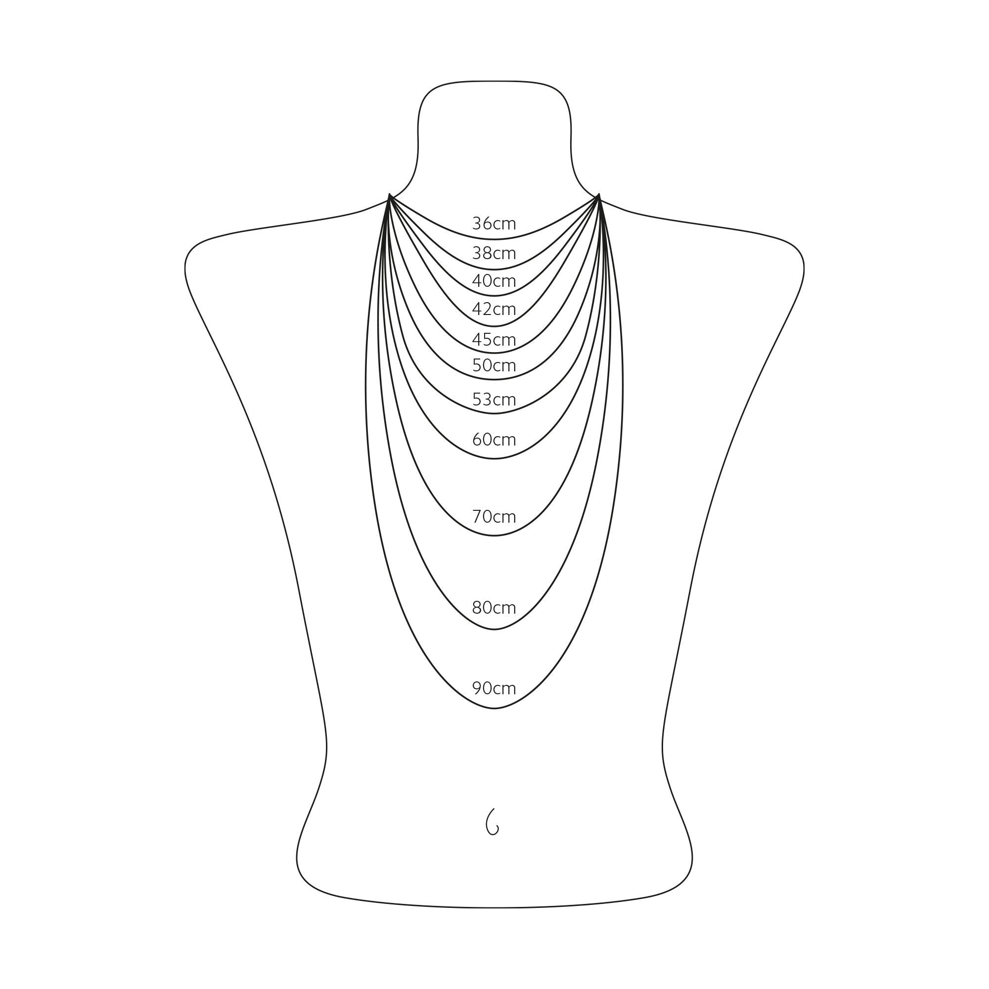 THOMAS SABO Necklace with letter pendant D and white zirconia - silver