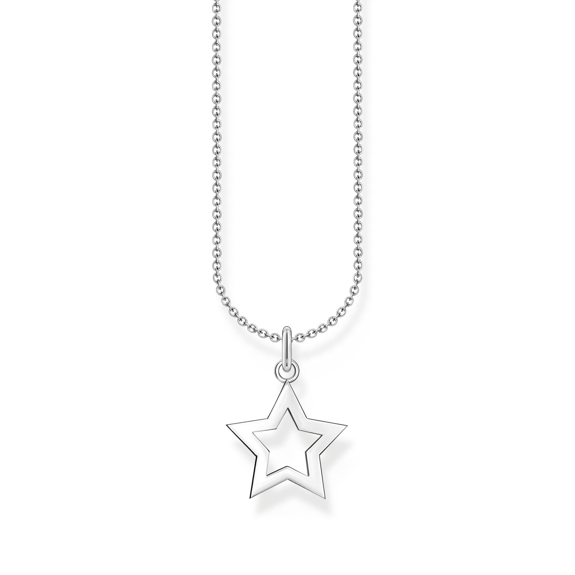 THOMAS SABO Necklace with star pendant - silver